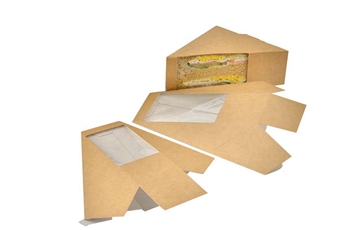 Kraft Sandwich Packaging Box Food Grade Disposable Eco-friendly Box